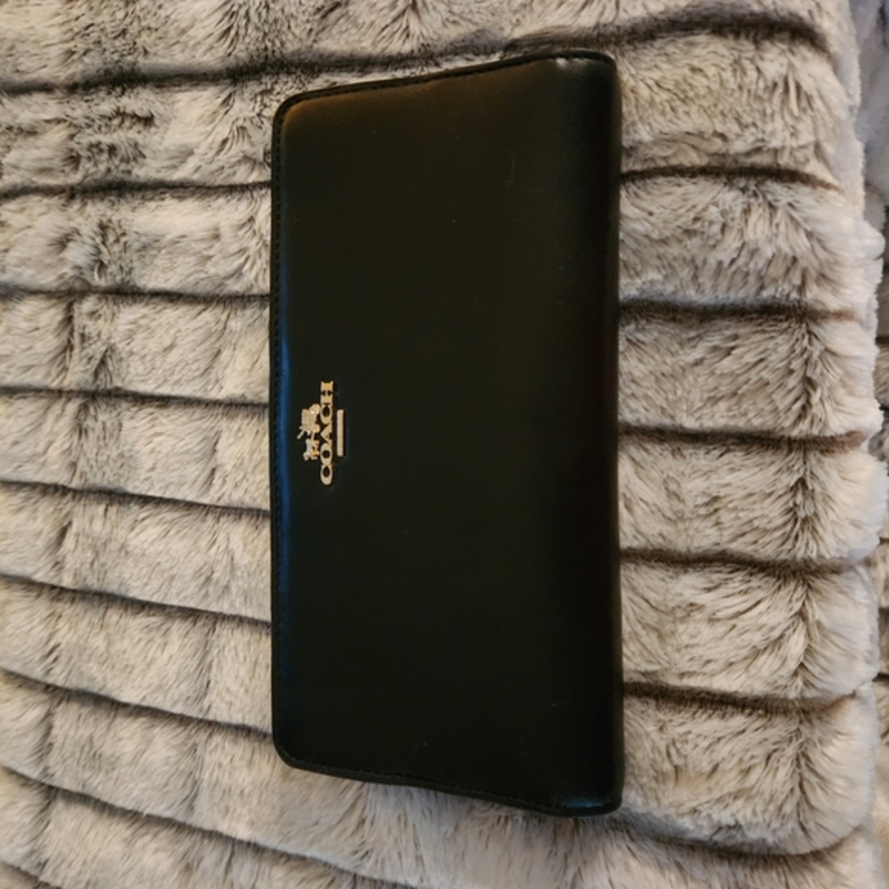 Coach Black Leather Wallet